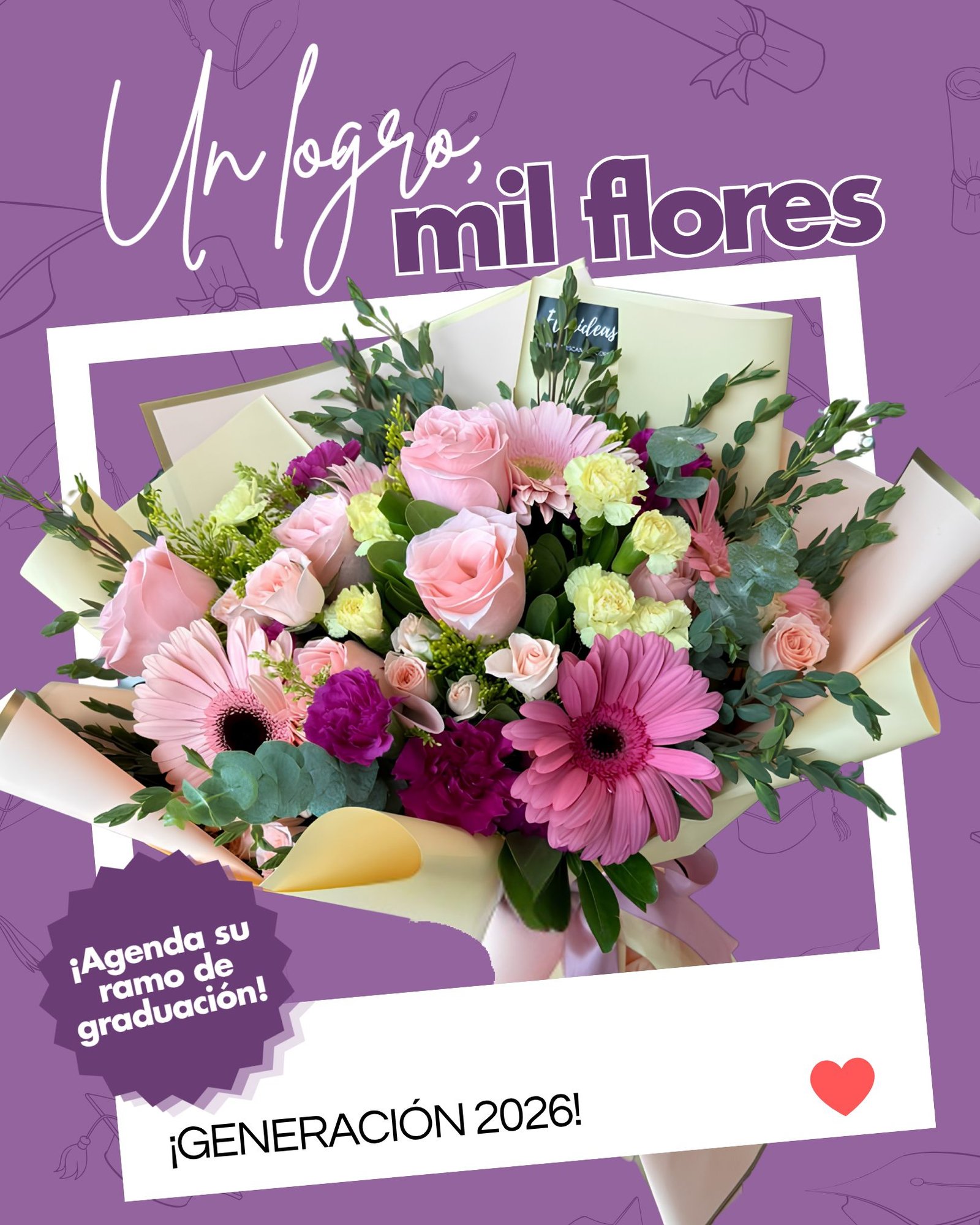 Un logro que merece celebrarse en grande 🎓
Nuestros ramos de graduación son el detalle ideal para reconocer todo su esfuerzo y hacer aún más especial ese momento.
Haz tu pedido y sorprende con flores en su gran día ✨
📲 WhatsApp: 998 167 8206 https://wa.link/s1glww
📞 (998) 287 3704
🌐 www.florescancun.com.mx
#ramosdegraduacion #floresparagraduacion #arreglosflorales #floresadomicilio #floreriacancun #regalosespeciales #detallesunicos #grad2026 #graduación #cancún