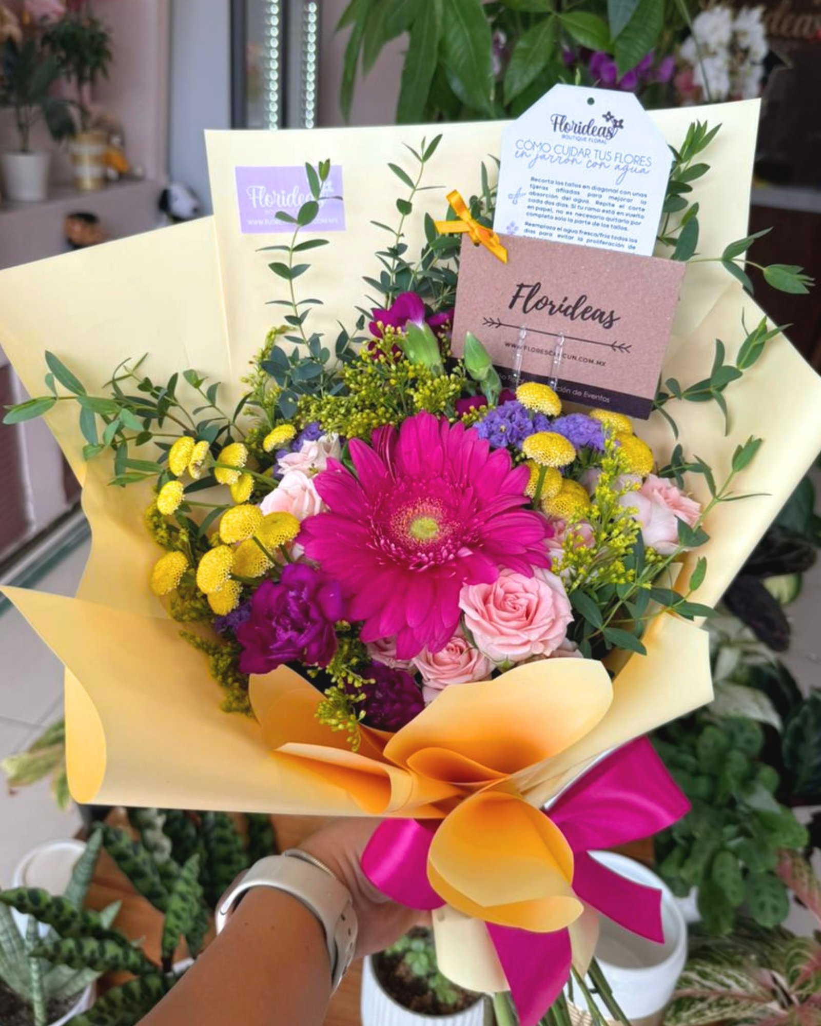 Un estallido de color en cada detalle 🌸💛
Este arreglo combina tonos vibrantes y flores llenas de vida, perfecto para levantar el ánimo y hacer cualquier día más especial.
Escríbenos y pide el tuyo hoy
📲 WhatsApp: 998 167 8206 https://wa.link/s1glww
📞 (998) 287 3704
🌐 www.florescancun.com.mx
#arreglosflorales #floresadomicilio #gerberas #ramosdeflores #floreriacancun #regalosbonitos #floresmexico