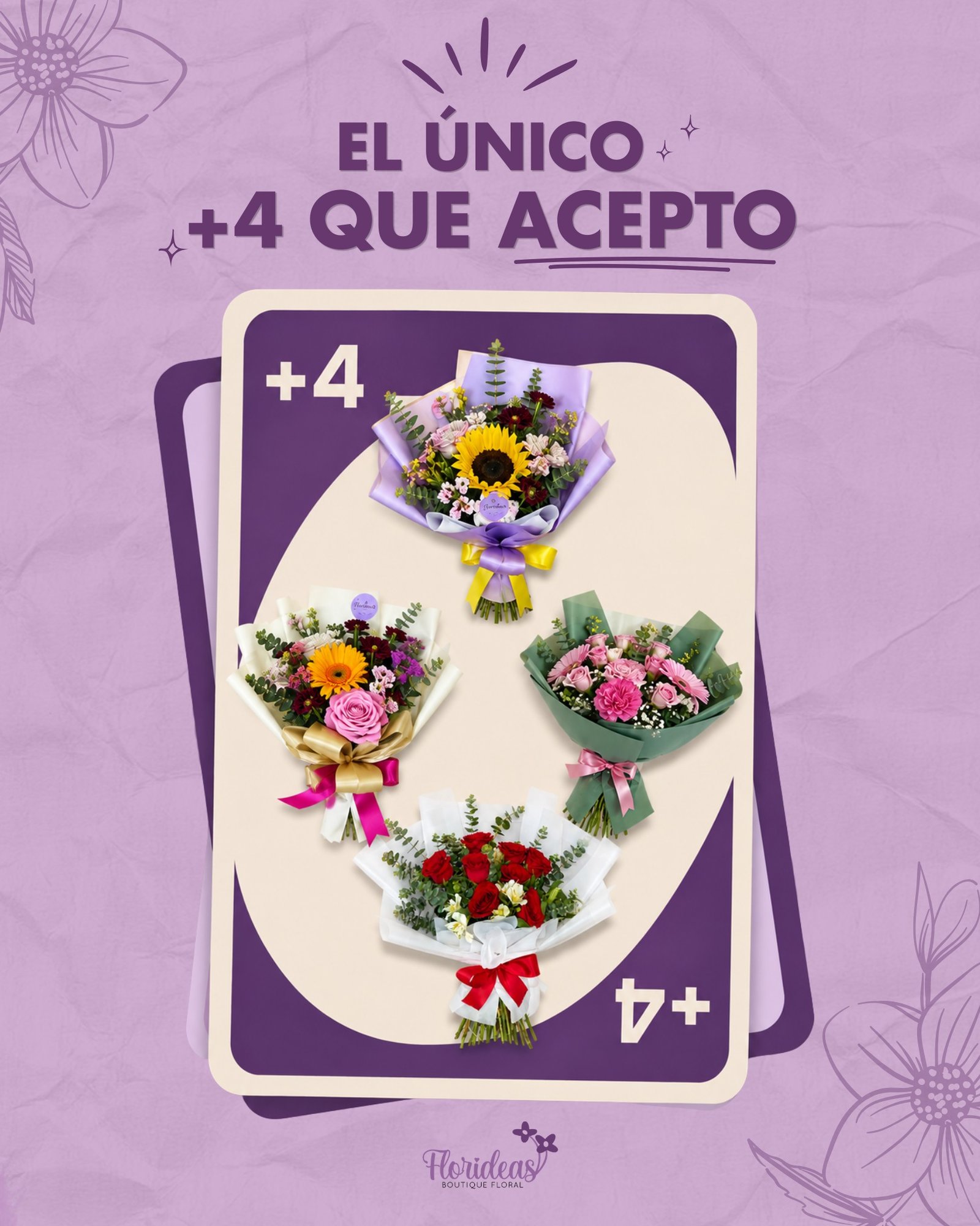 Un +4 que nadie quiere rechazar… 💜💐
Un ramo siempre suma: flores, sonrisas y momentos bonitos. ✨
¿Cuál de estos elegirías para sorprender a alguien especial?
Escríbenos y arma tu próximo detalle con Florideas
📲 WhatsApp: 998 167 8206 https://wa.link/s1glww
📞 (998) 287 3704
🌐 www.florescancun.com.mx
#Florideas #FloreríaCancún #FloresCancún #RamosDeFlores #ArreglosFlorales #FloresADomicilio #RegalosEnCancún #DetallesQueFlorecen #cancun